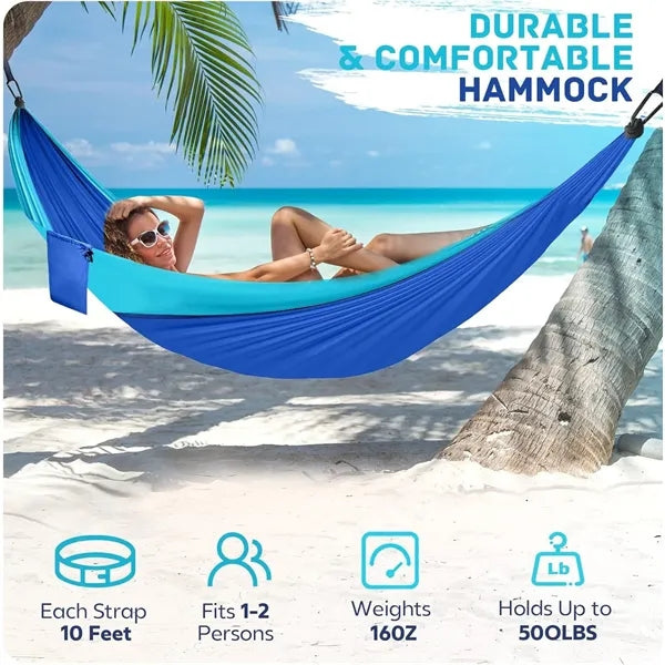 Portable Hammocks with Two Tree Straps