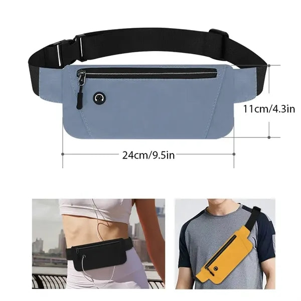 Lightweight Running Belt Bag Adjustable Strap Fanny Pack