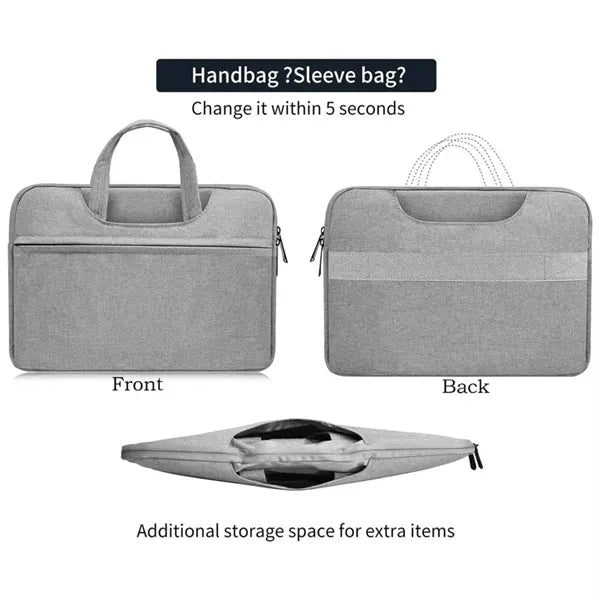 180 Degree Opening 14 Inch Laptop Case Computer Sleeve Bag