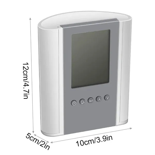 LCD Digital Calendar Alarm Clock Desk Pen Holder Organizer