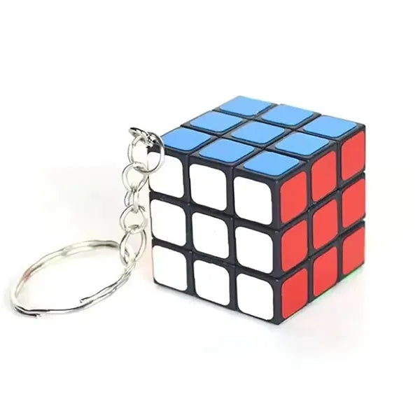 Mini Puzzle Fidget Toy Cube Keychain
