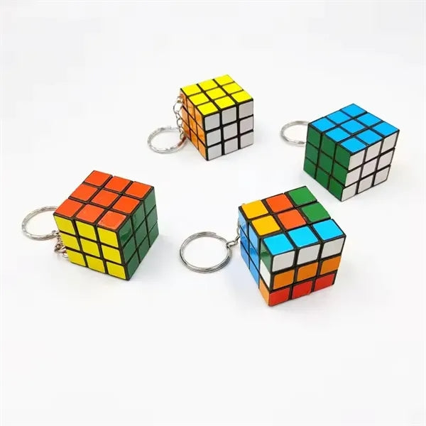 Mini Puzzle Fidget Toy Cube Keychain