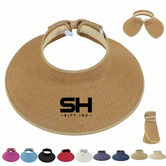Packable Wide Brim Straw Hat