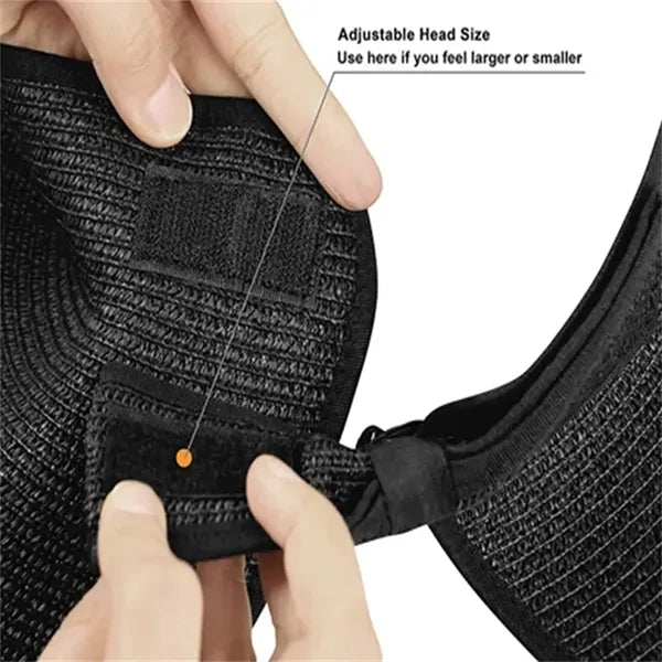 Packable Wide Brim Straw Hat