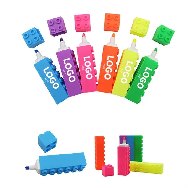 3.5 Inch Building Blocks Color Highlighters