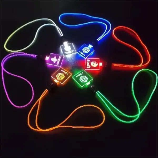 LED Necklace with flashing pendant