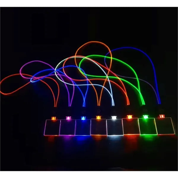 LED Necklace with flashing pendant