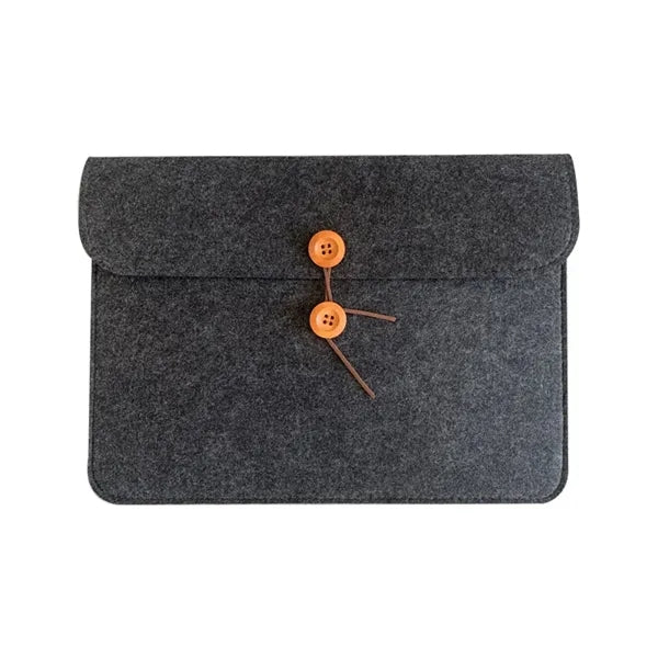 Felt A4 Document Folder with Button Closure