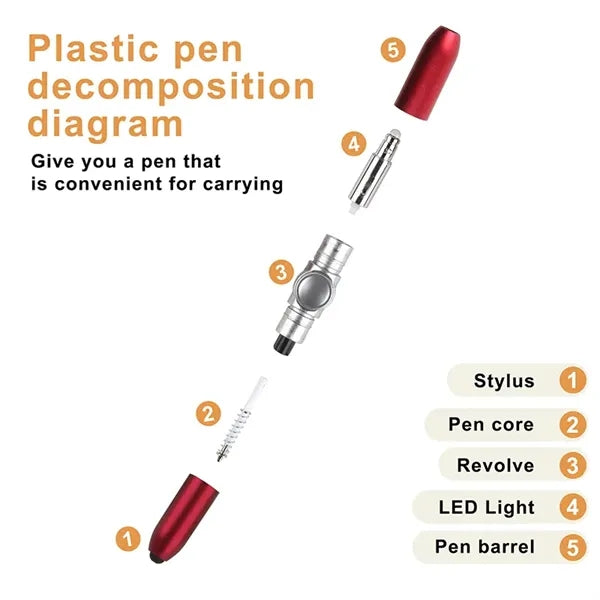 LED Fidget Spinner Pen