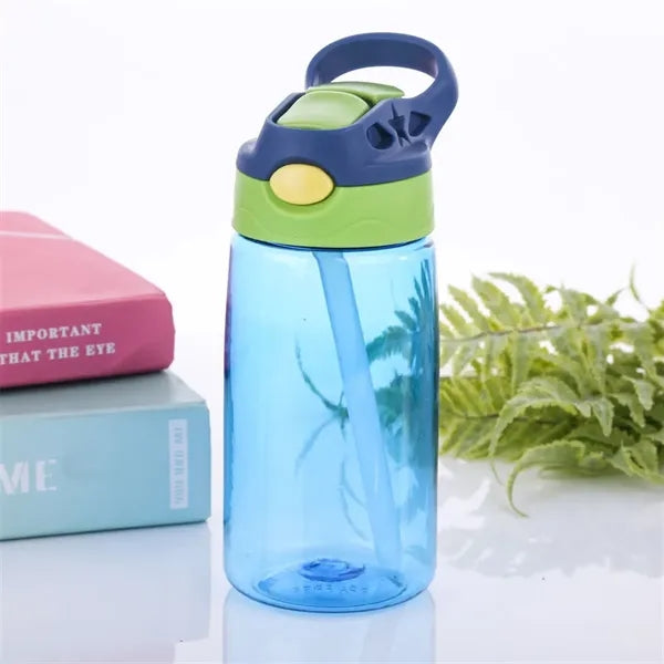 Kids Water Bottle with Straw 16 oz