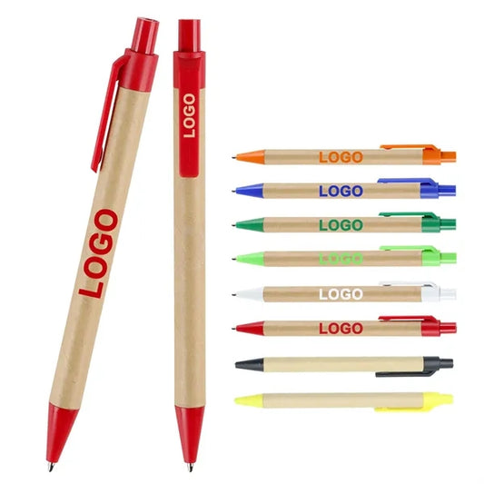 Plastic Kraft Paper Ballpoint Pen