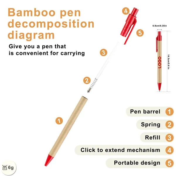 Plastic Kraft Paper Ballpoint Pen