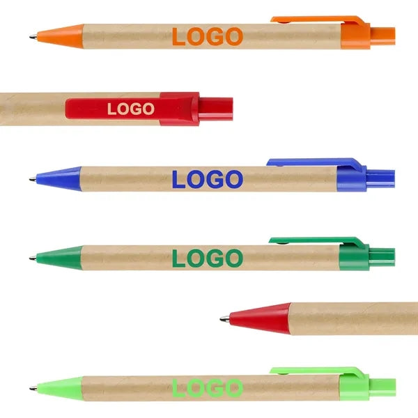 Plastic Kraft Paper Ballpoint Pen