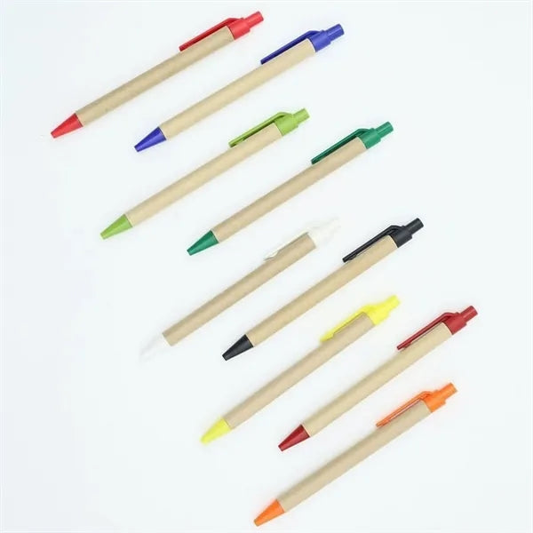 Plastic Kraft Paper Ballpoint Pen