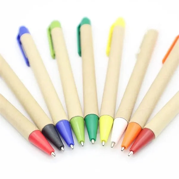 Plastic Kraft Paper Ballpoint Pen