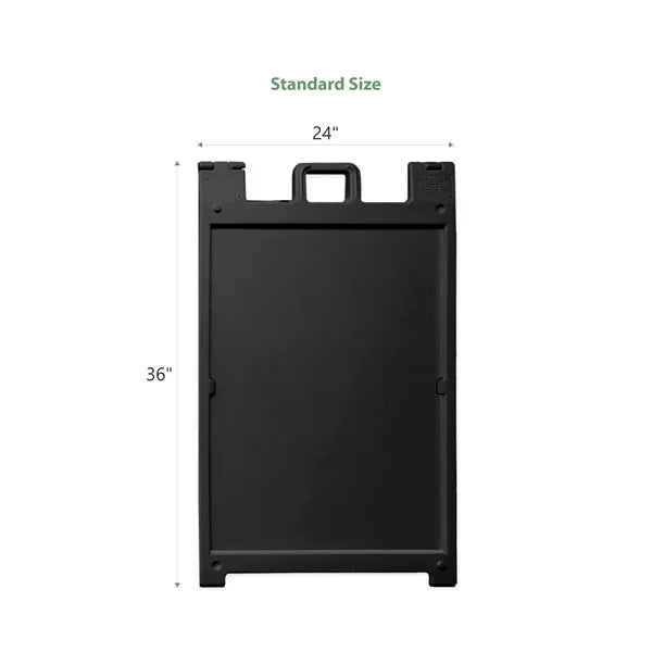 26.8" x 42.5" Plastic A Frame - Black
