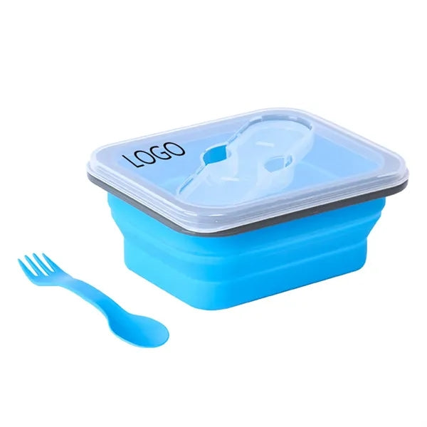 24oz Silicone Lunch Box Collapsible Food Storage Containers