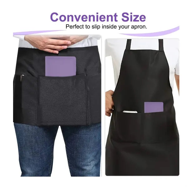 Server Book Holder with Zipper Pocket
