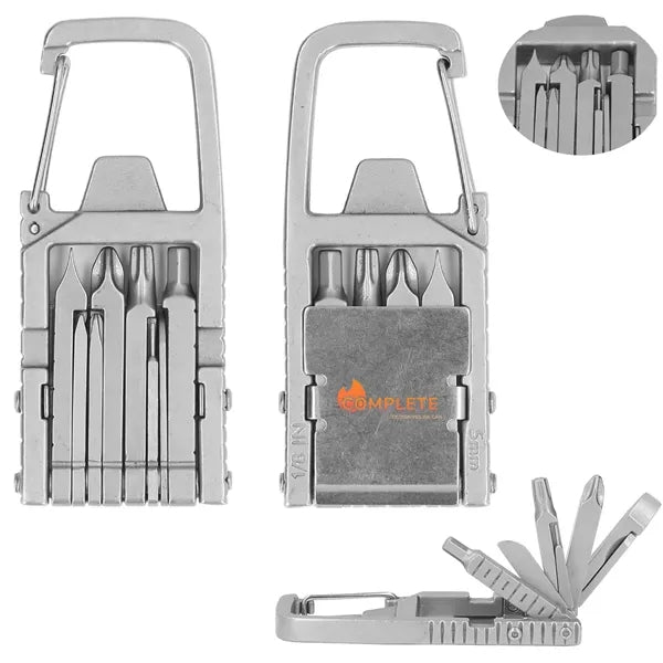 12-in-1 Keychain Folding Pocket Multitool