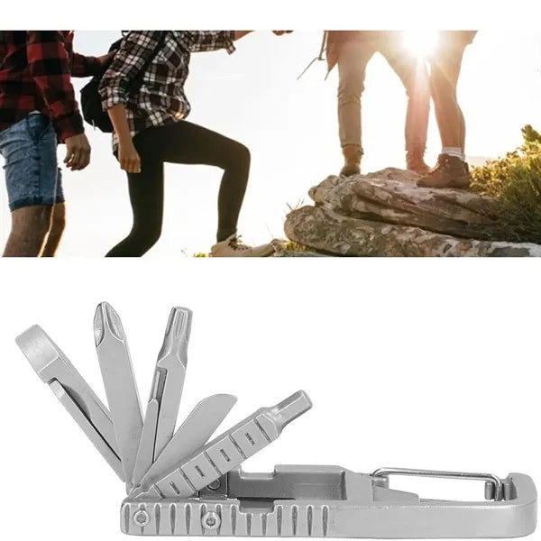 12-in-1 Keychain Folding Pocket Multitool