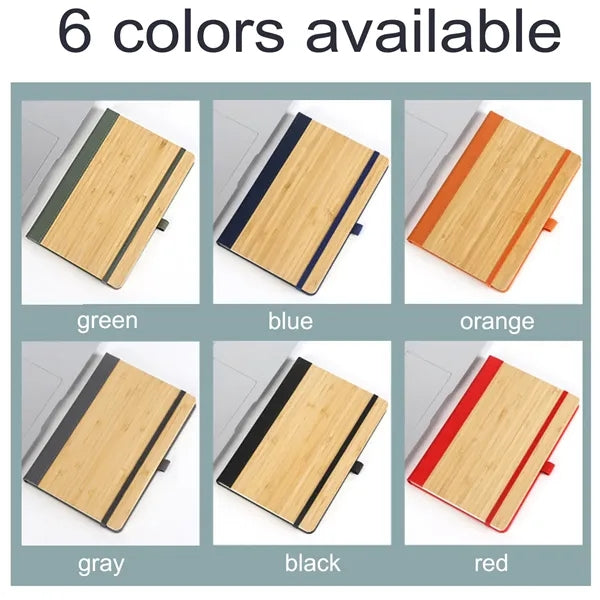Eco-Friendly Bamboo Notebook and Pen Set