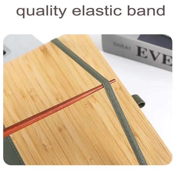 Eco-Friendly Bamboo Notebook and Pen Set