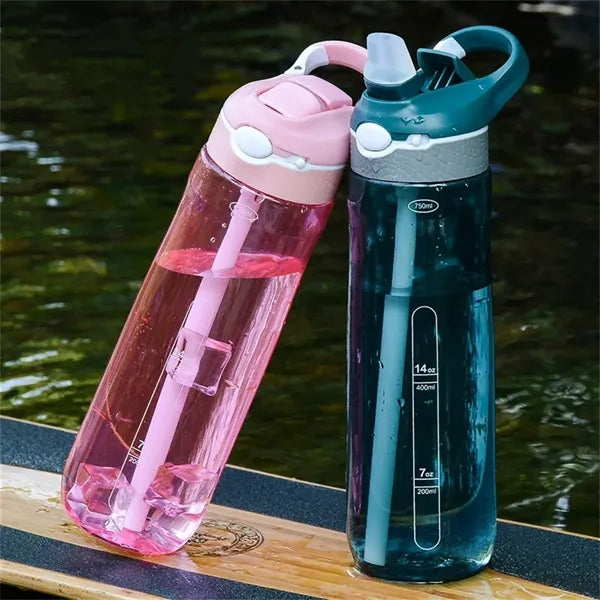27 oz Water Bottle with Straw