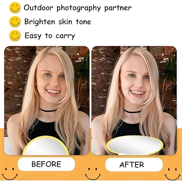 2 in 1 Fan Reflector Portable Photography Light Cooling