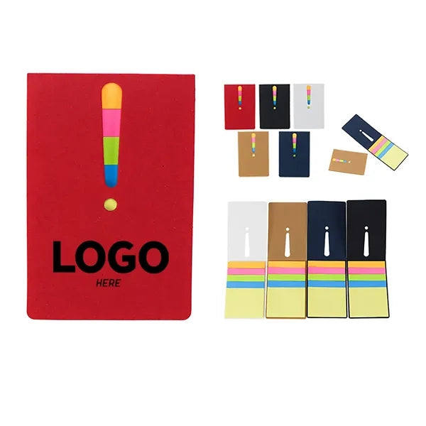 2-in-1 Sticky Note Set with Bookmark