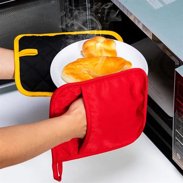 BBQ Heat Resistant Microwave Cooking Gloves Oven Mitts
