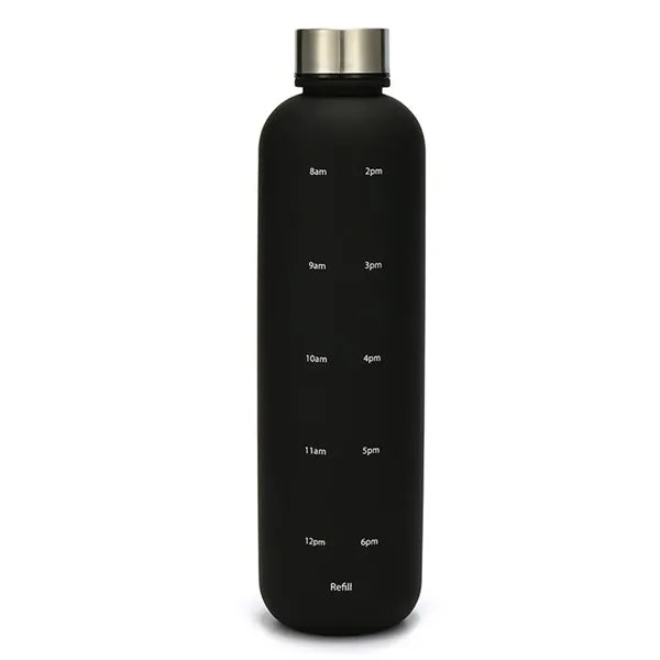 32oz Motivational Water Bottle with Time Marker to Drink