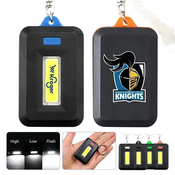 Mini Cob Keychain Flashlight