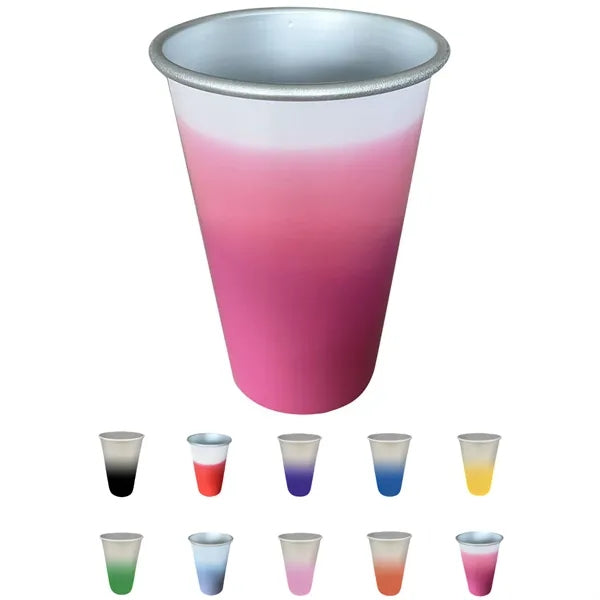 14oz Full Color Changing Aluminum Cup