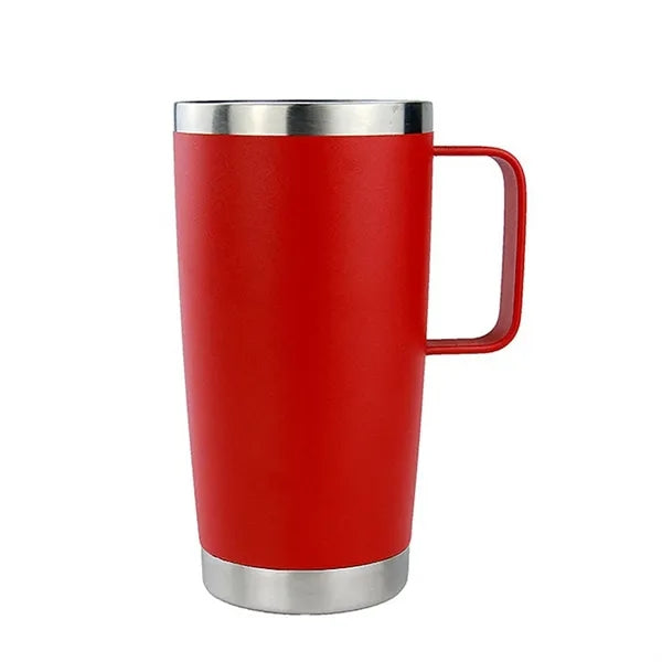 20oz Stainless Steel Insulated Coffee Tumbler w/ Handle