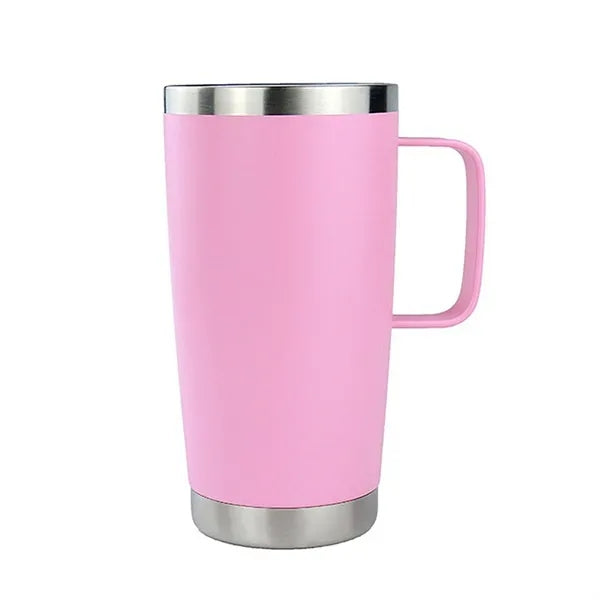 20oz Stainless Steel Insulated Coffee Tumbler w/ Handle