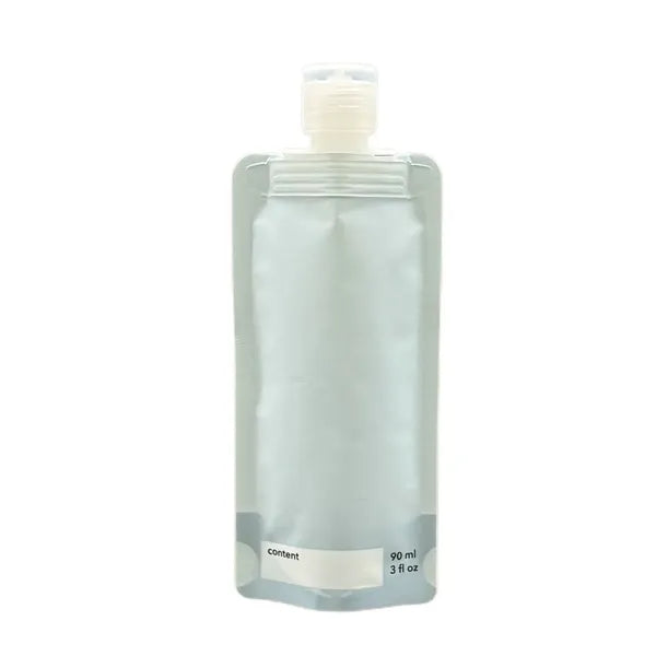 3oz Refillable Squeeze Toiletry Pouch for Travel