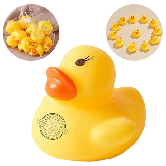 Little yellow duck swimming toy pinch call small gift