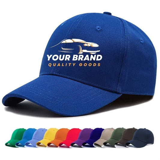 Solid Color Baseball Cap Sun Visor Advertising Work Hat