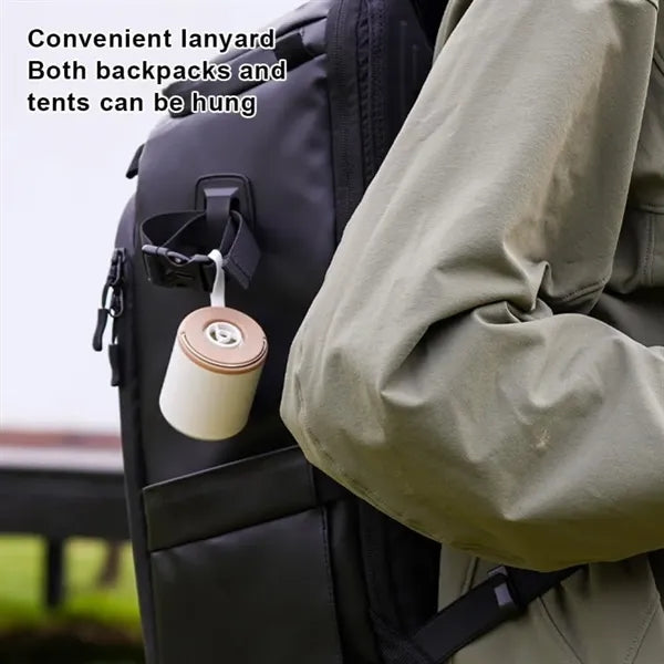 Rechargeable Mini Air Pump with Camping Light