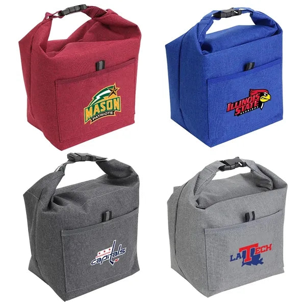 Bellevue Heathered Polyester Insulated Lunch Tote
