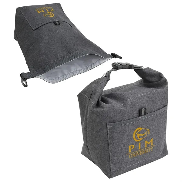 Bellevue Heathered Polyester Insulated Lunch Tote