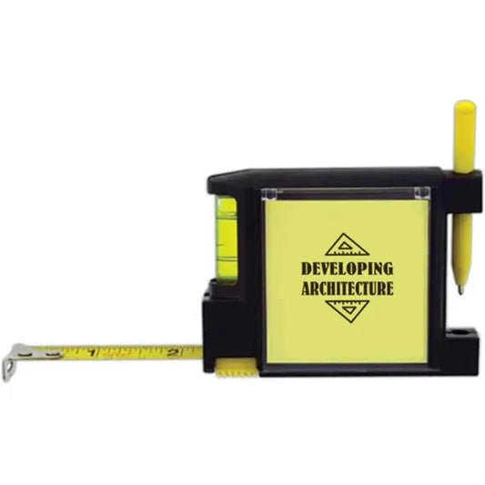 Logo Tape Measure Level Notepad Pens