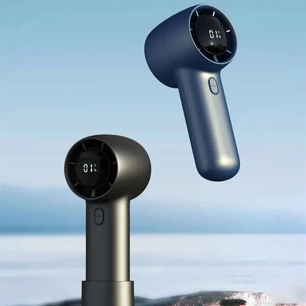 Portable Handheld High Speed Digital Display Mini Fan