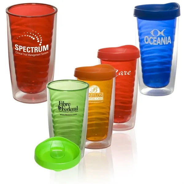 16oz Double-Layer Plastic Cup