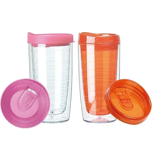 16oz Double-Layer Plastic Cup