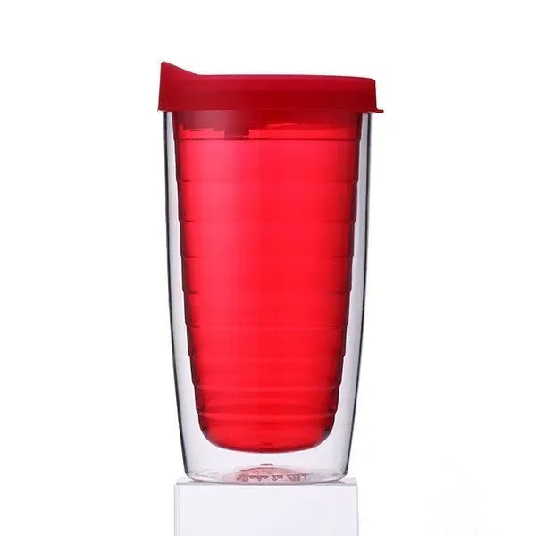 16oz Double-Layer Plastic Cup
