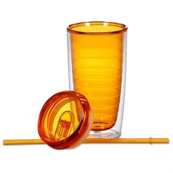 16oz Double-Layer Plastic Cup