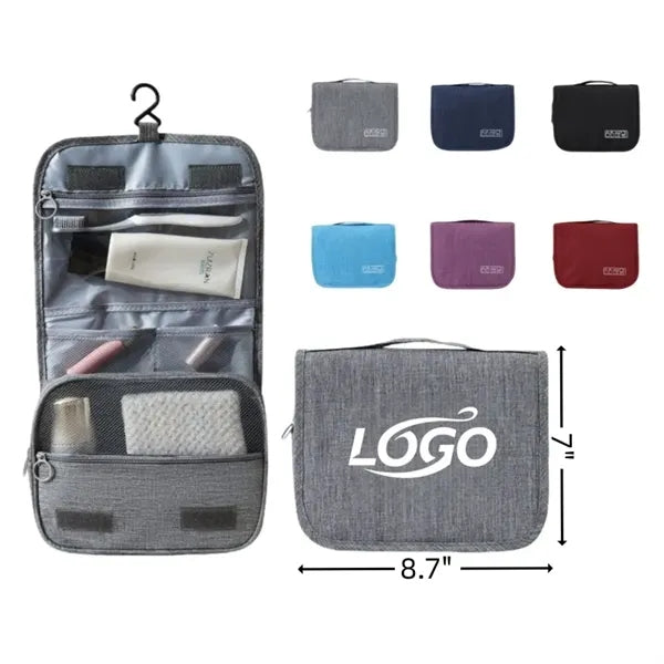 Hanging Travel Toiletry Bag with Wet and Dry Separation