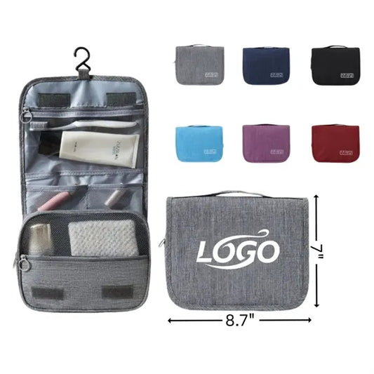 Hanging Travel Toiletry Bag with Wet and Dry Separation