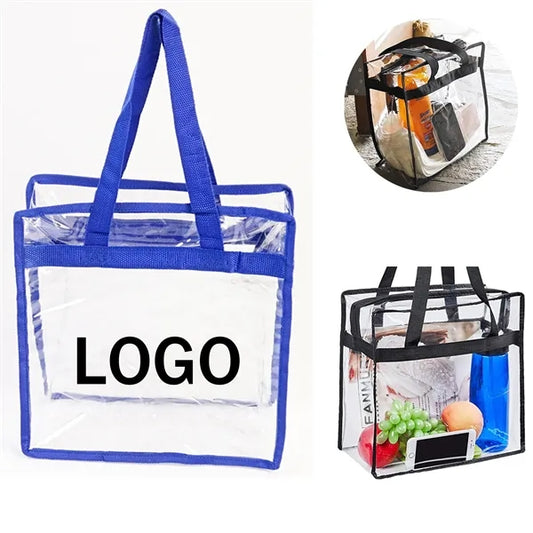 Clear Pvc Tote Bag For Shopping